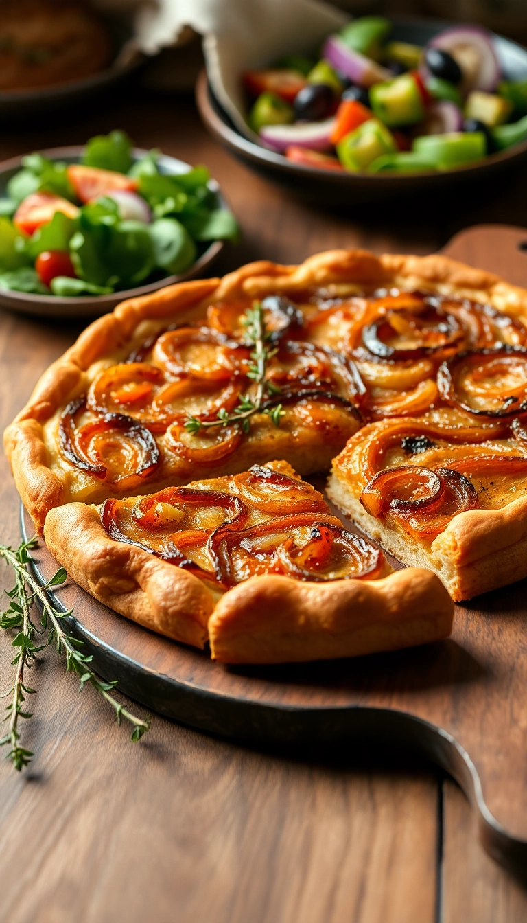 35 Gourmet Dinner Recipes That Will Impress Your Guests (You Won't Believe #17!) - 9. Caramelized Onion Tart