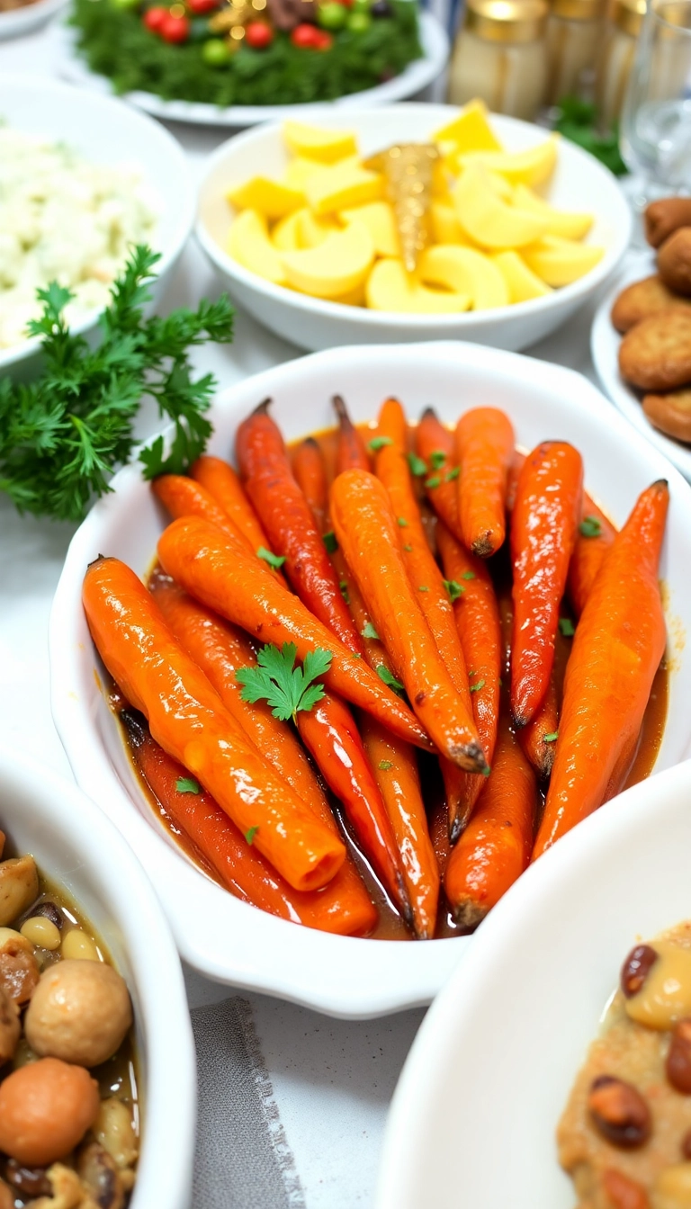 22 Christmas Eve Dinner Ideas That’ll Make You the Star of the Holiday Feast! - 19. Glazed Carrots