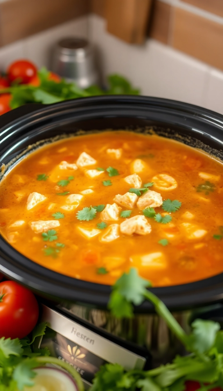 27 Heartwarming Chicken Tortilla Soup Recipes You Must Try This Winter! - Slow Cooker Chicken Tortilla Soup