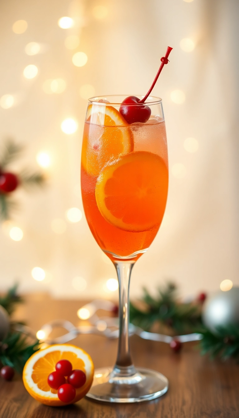 23 Winter Party Drink Ideas That'll Impress Your Guests (You Won't Believe #12!) - 16. Festive Citrus Spritz