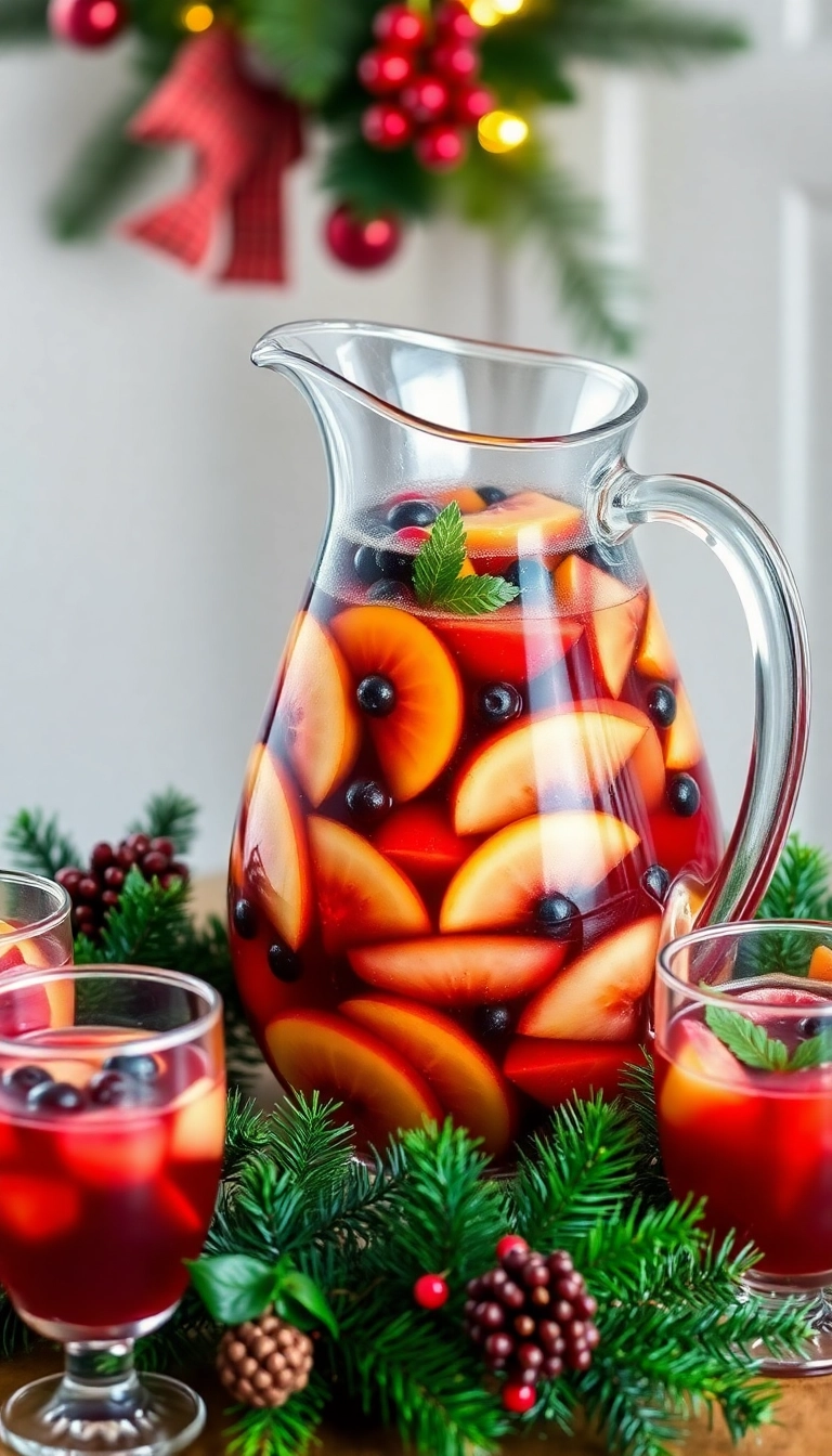 23 Winter Party Drink Ideas That'll Impress Your Guests (You Won't Believe #12!) - 10. Winter Sangria