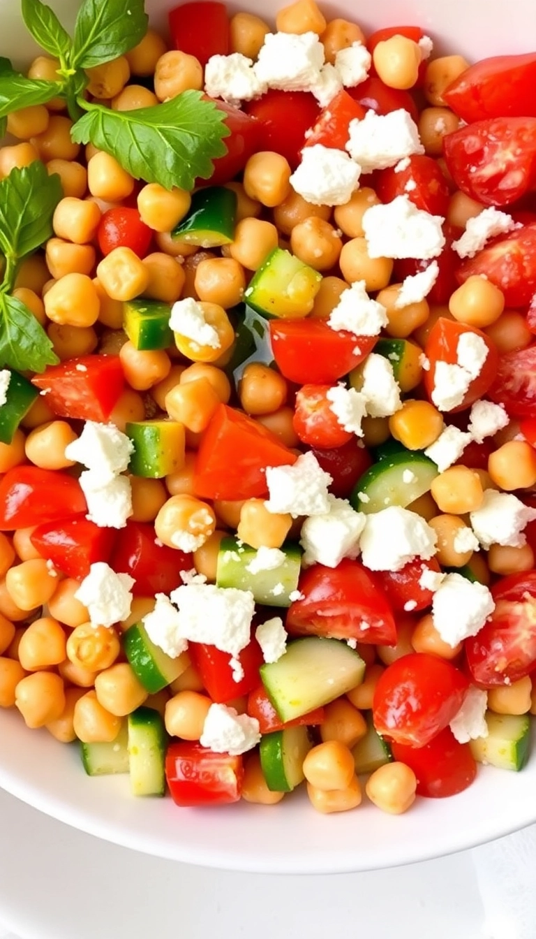 26 Cozy Dinner Recipes That Are Quick, Easy, and Absolutely Delicious! - 12. Mediterranean Chickpea Salad