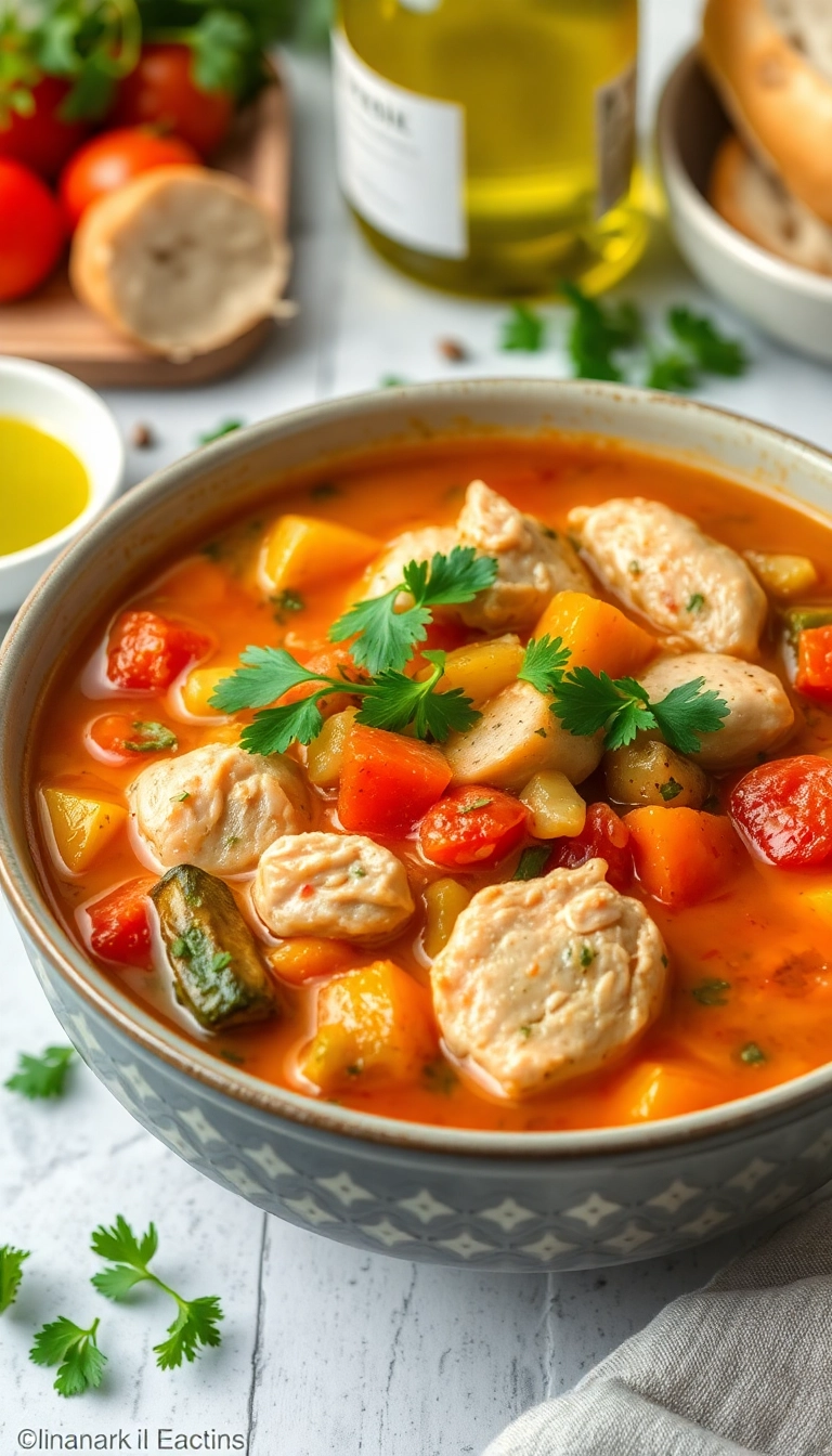 36 Chicken Soup Ideas That Will Warm Your Soul and Tickle Your Taste Buds! - Mediterranean Chicken Soup