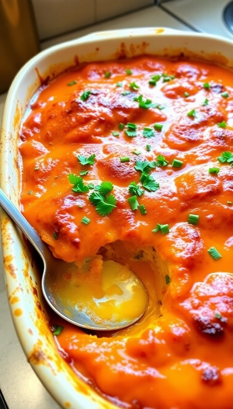 22 Mouthwatering Grilled Buffalo Chicken Breast Recipes That Will Blow Your Mind! - Buffalo Chicken Casserole