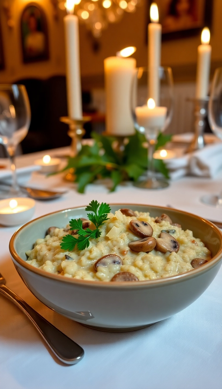 25 Cozy Winter Dinner Ideas That'll Make You Want to Hibernate! - 8. Mushroom Risotto