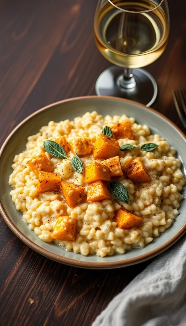 38 Cozy Roasted Acorn Squash Dishes That Will Have Everyone Asking for Seconds! - 3. Acorn Squash and Sage Risotto