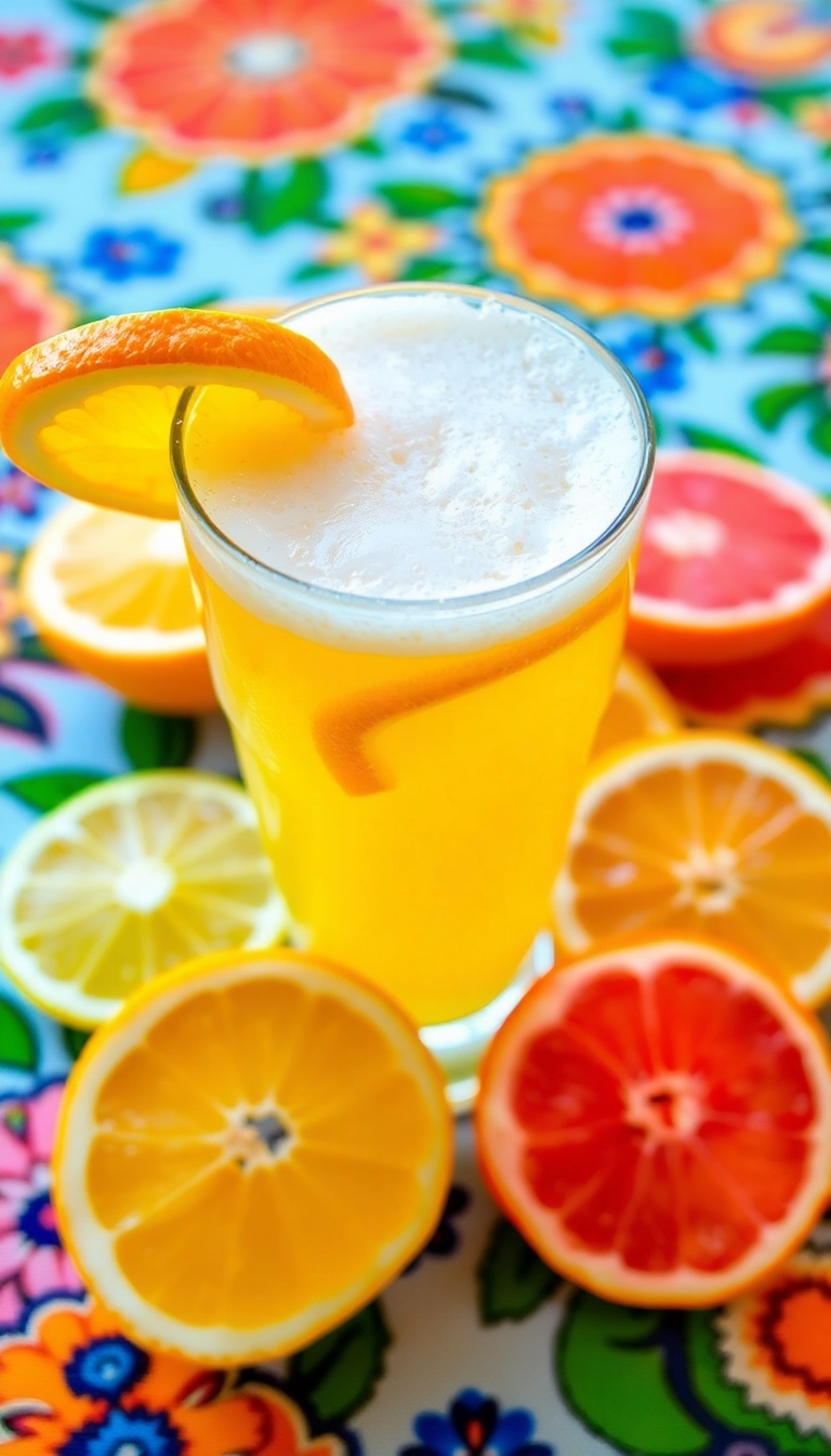 24 Yummy Top Mocktails Ideas That Will Make You Forget About Cocktails! - 5. Citrus Fizz Mocktail