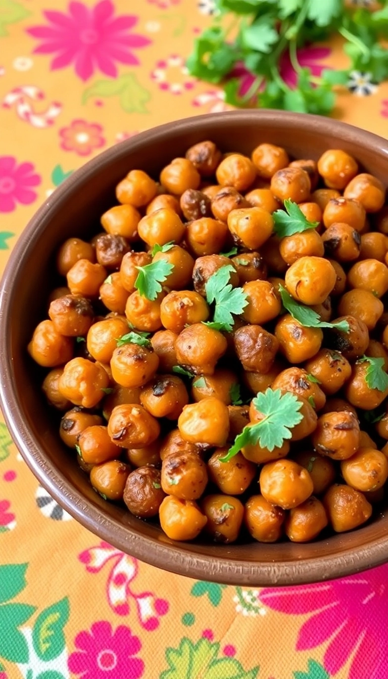 26 Junk Food Snacks Ideas That Will Steal the Show at Your Next Party! - 21. Spicy Chickpeas