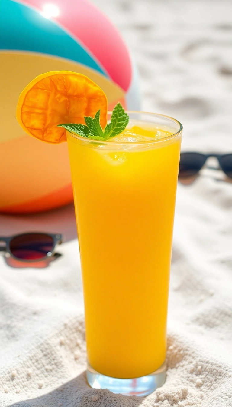 24 Yummy Top Mocktails Ideas That Will Make You Forget About Cocktails! - 1. Tropical Mango Mocktail