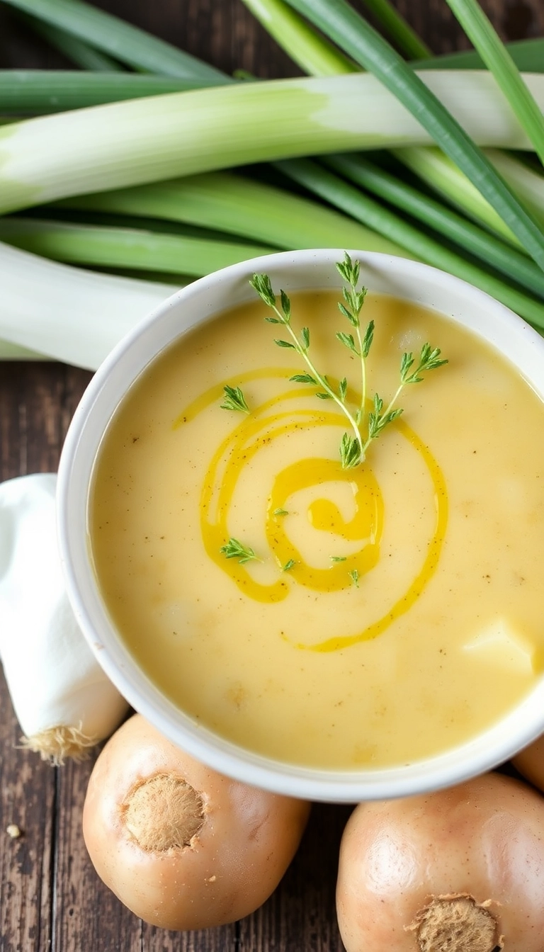 34 Easy Crockpot Soup Ideas That Will Warm Your Soul (You Won't Believe #12!) - 20. Potato Leek Soup