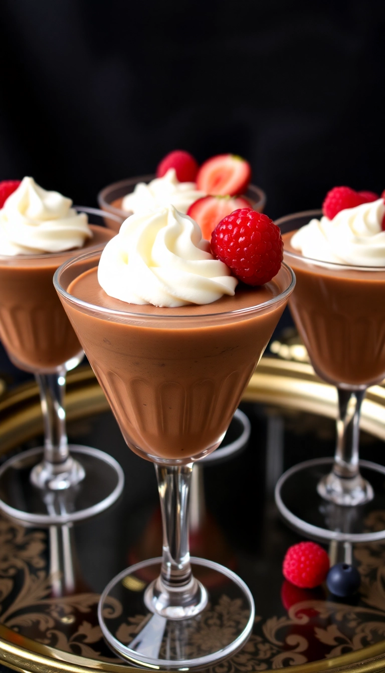 35 Gourmet Dinner Recipes That Will Impress Your Guests (You Won't Believe #17!) - 20. Chocolate Mousse