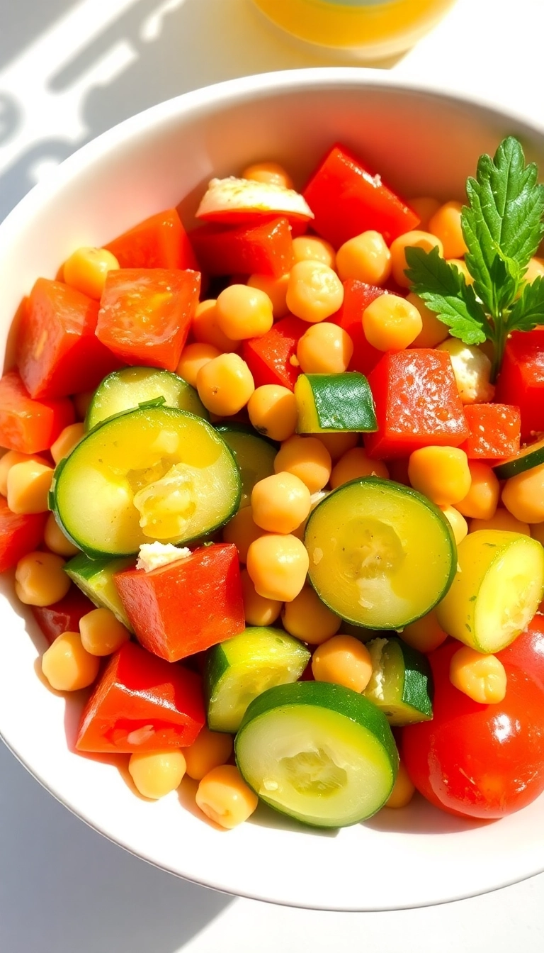 28 Healthy Dinner Recipes You Can Whip Up in 30 Minutes or Less (Try #18 Tonight!) - 7. Mediterranean Chickpea Salad