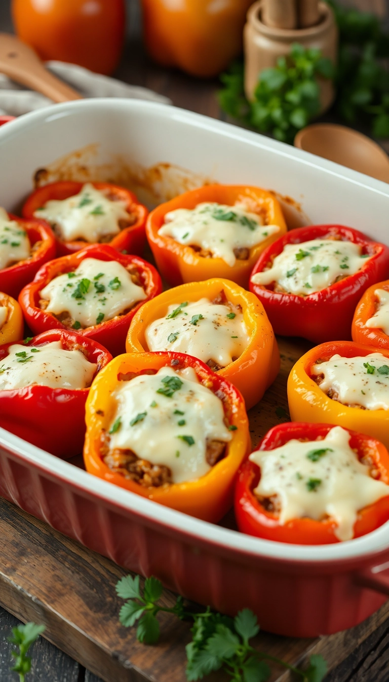 27 Best Italian Side Dishes That'll Make Your Taste Buds Dance! - 12. Stuffed Peppers