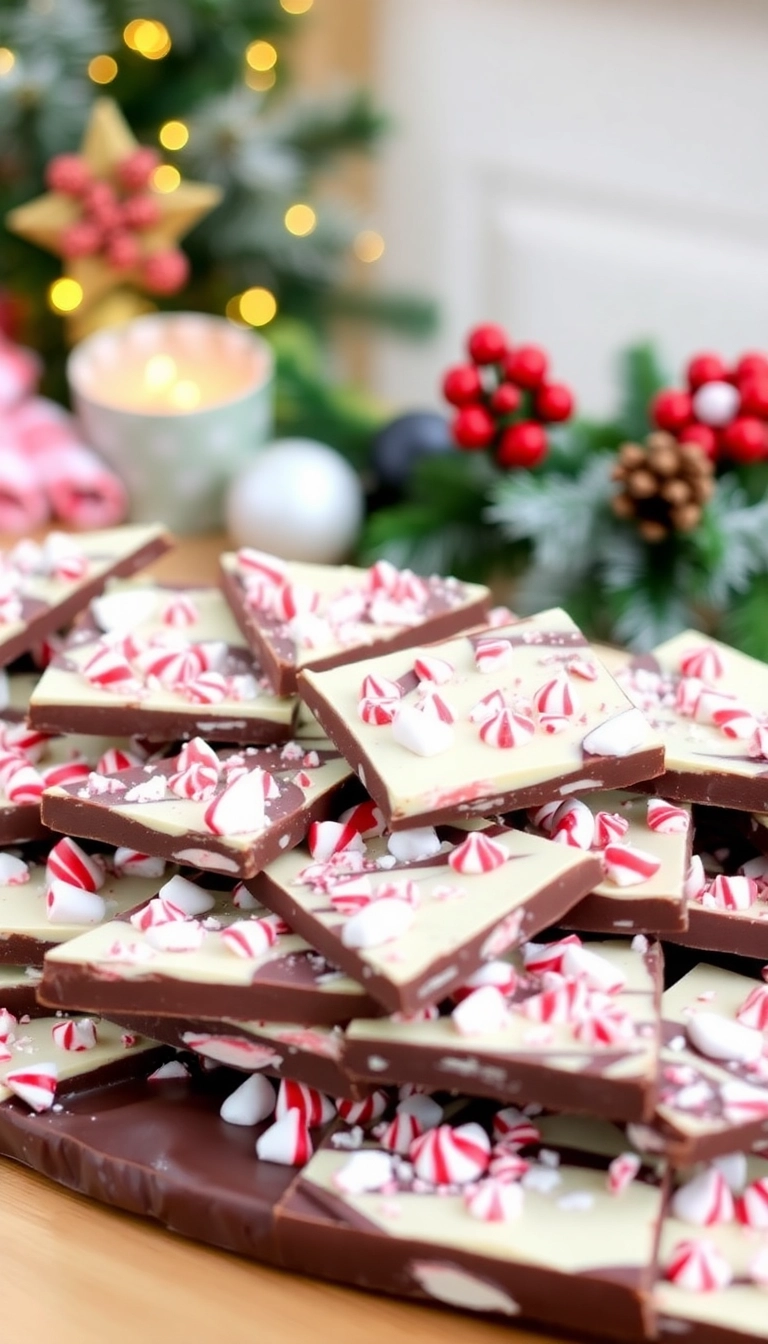 22 Christmas Eve Dinner Ideas That’ll Make You the Star of the Holiday Feast! - 14. Peppermint Bark