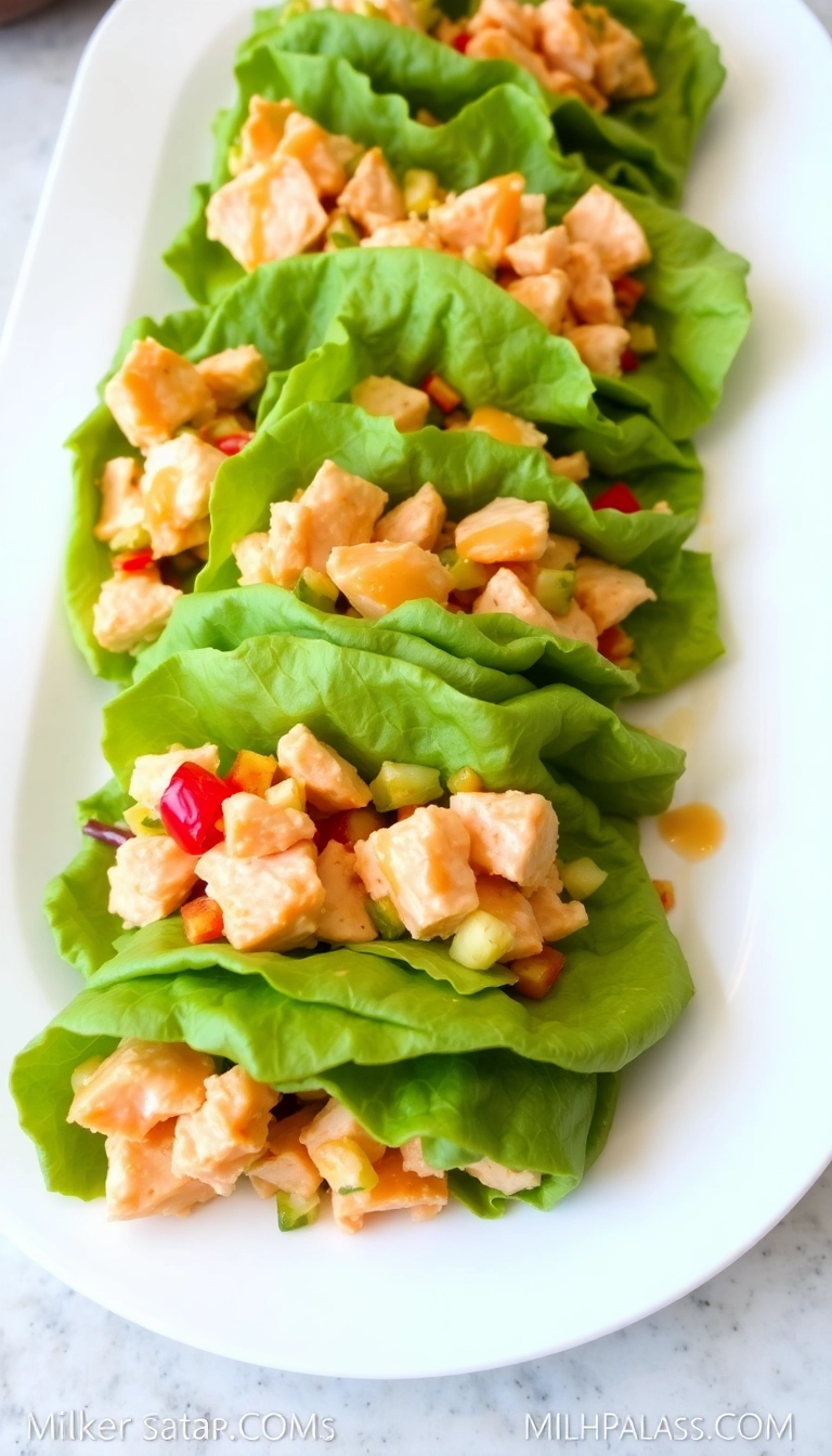 26 Healthy Salmon Dishes That Are Quick, Easy, and Delicious! - 18. Salmon Lettuce Wraps