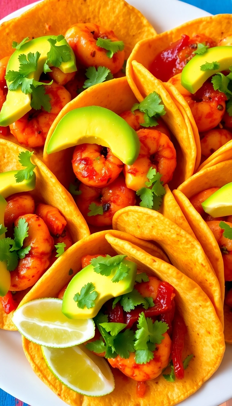 26 Cozy Dinner Recipes That Are Quick, Easy, and Absolutely Delicious! - 6. Spicy Shrimp Tacos