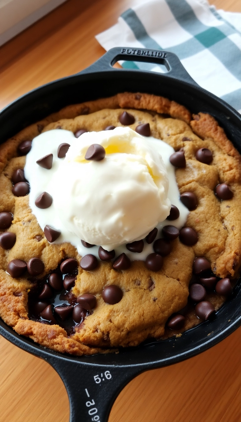 28 Easy Dinner Recipes That'll Make Your Family Say 'Yum!' (You Won't Believe #15!) - 21. Chocolate Chip Cookie Skillet