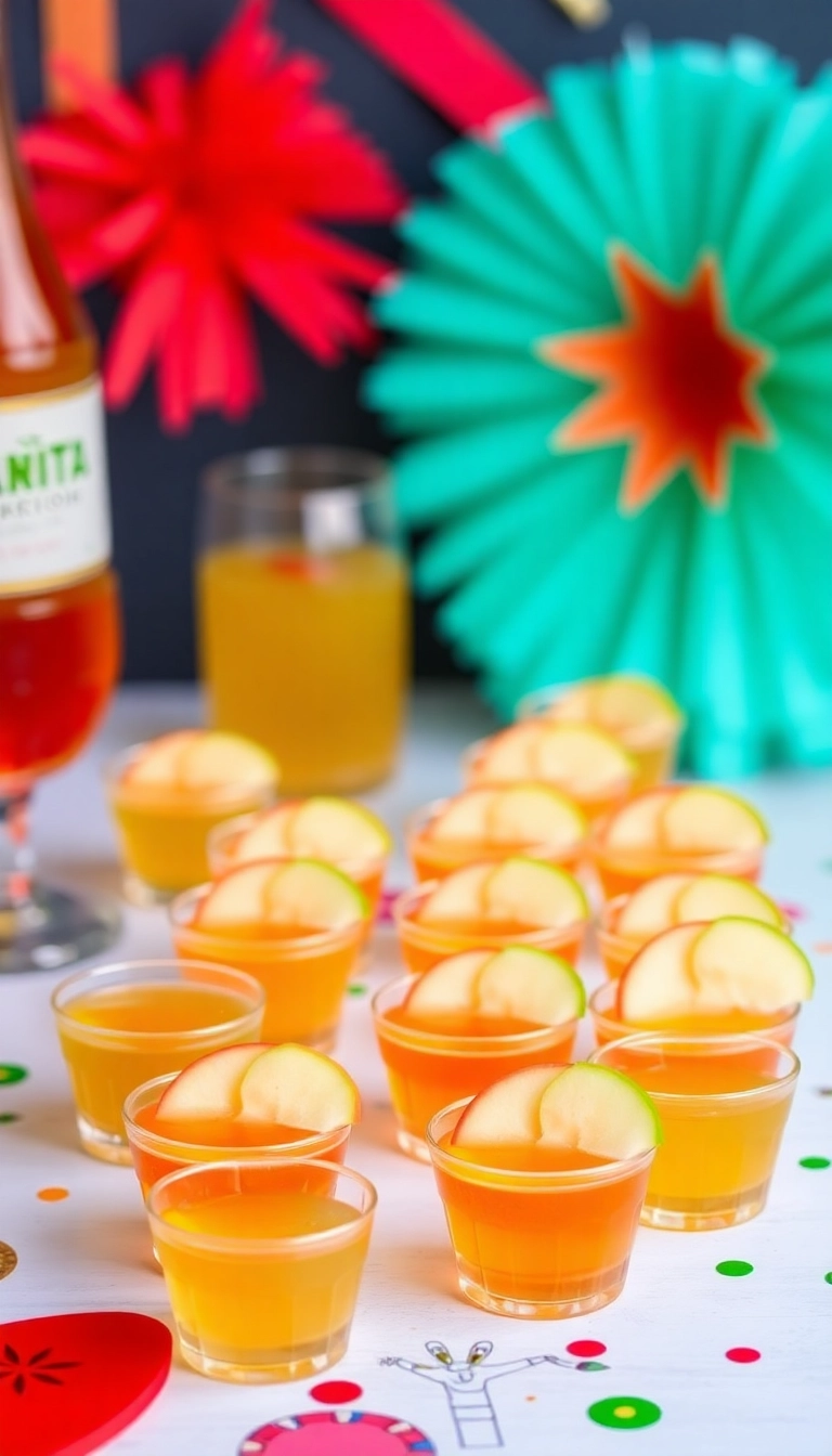 33 Apple Cider Margarita Ideas That Will Steal the Show at Your Next Party! - Apple Cider Margarita Jello Shots