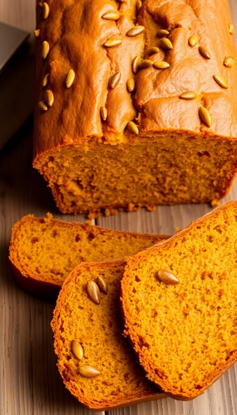 38 Fresh-Baked Bread Ideas That'll Make Your Kitchen Smell Divine! - 12. Pumpkin Spice Bread