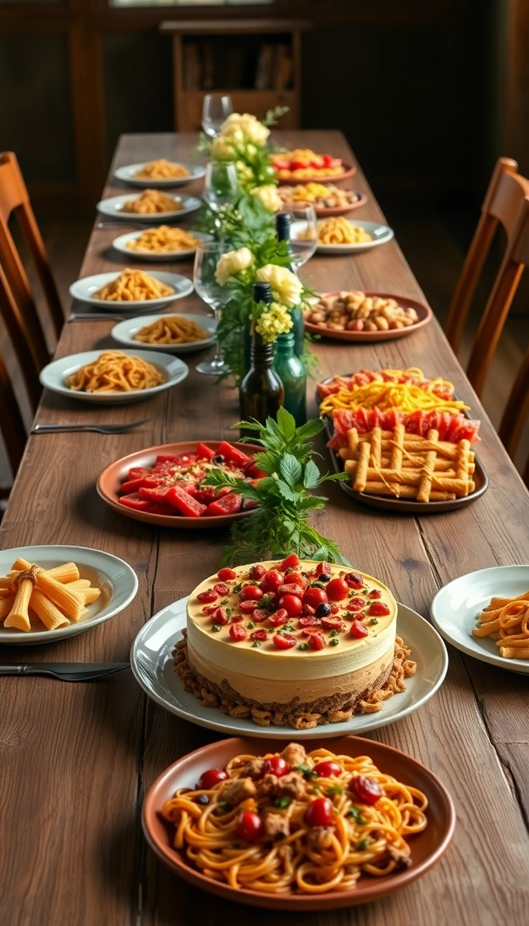 25 Unforgettable Birthday Dinner Party Ideas That Will Wow Your Guests! - 1. Rustic Italian Feast