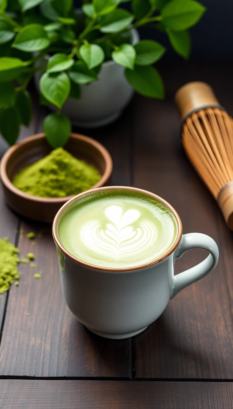 26 Best 7 Brew Drinks Ideas You Can Make at Home (Don’t Miss #1!) - 4. Matcha Green Tea Latte