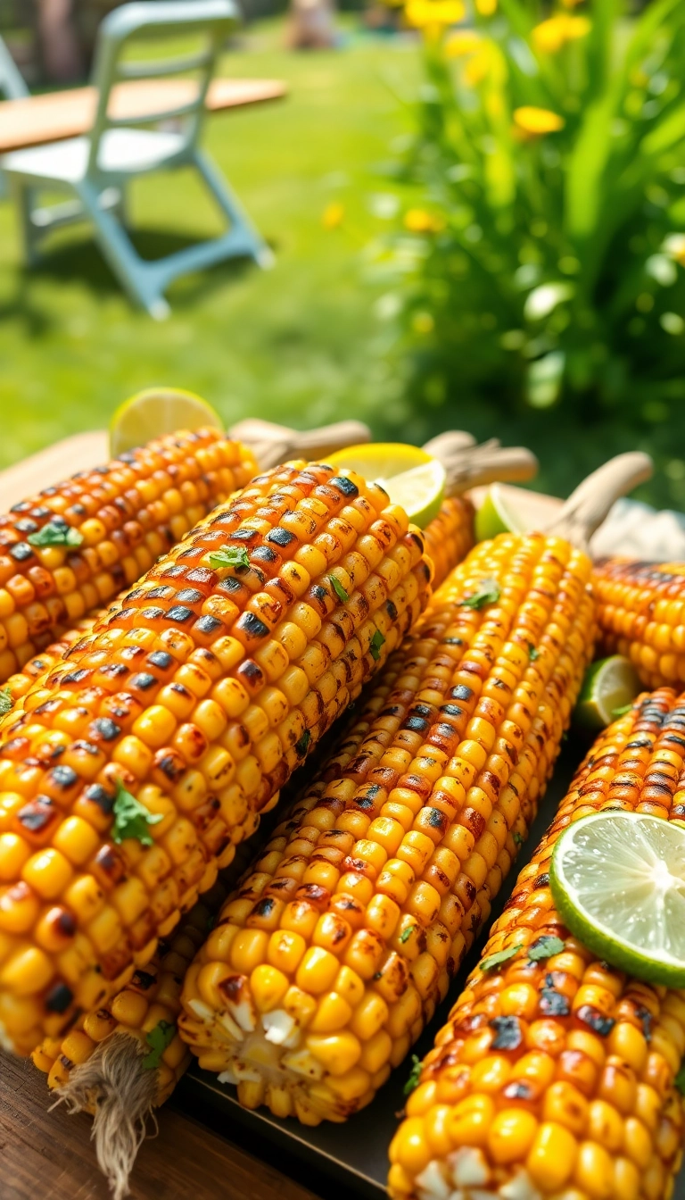 24 Genius Side Dishes for Smoked Chicken (You Need #15!) - 3. Grilled Corn on the Cob