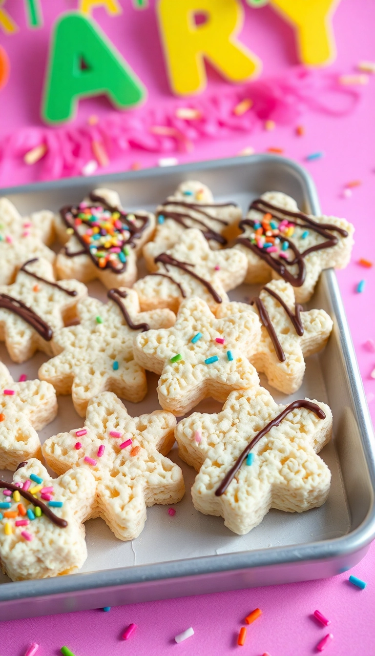 26 Junk Food Snacks Ideas That Will Steal the Show at Your Next Party! - 15. Rice Krispie Treats