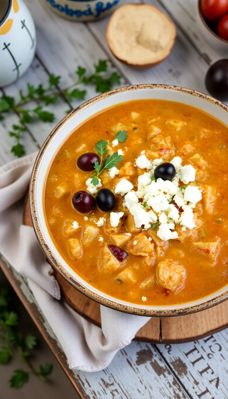 32 Mind-Blowing White Chicken Chili Ideas That Will Spice Up Your Dinner Table! - Mediterranean White Chicken Chili