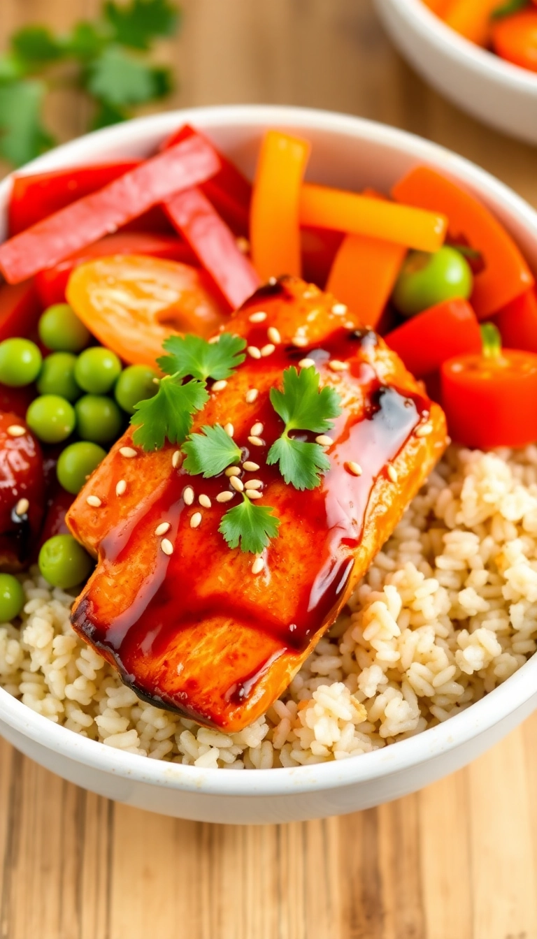 26 Healthy Salmon Dishes That Are Quick, Easy, and Delicious! - 9. Teriyaki Salmon Bowls