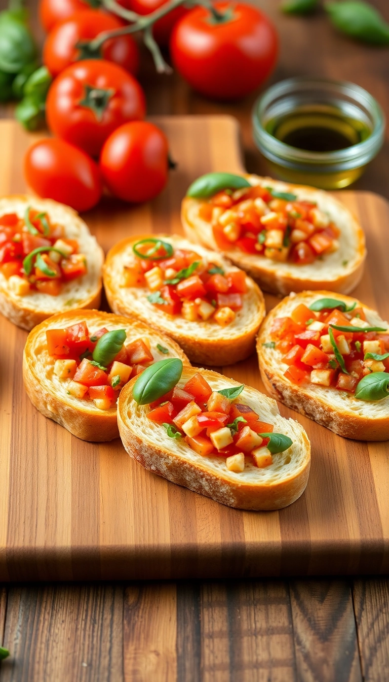 27 Best Italian Side Dishes That'll Make Your Taste Buds Dance! - 7. Bruschetta