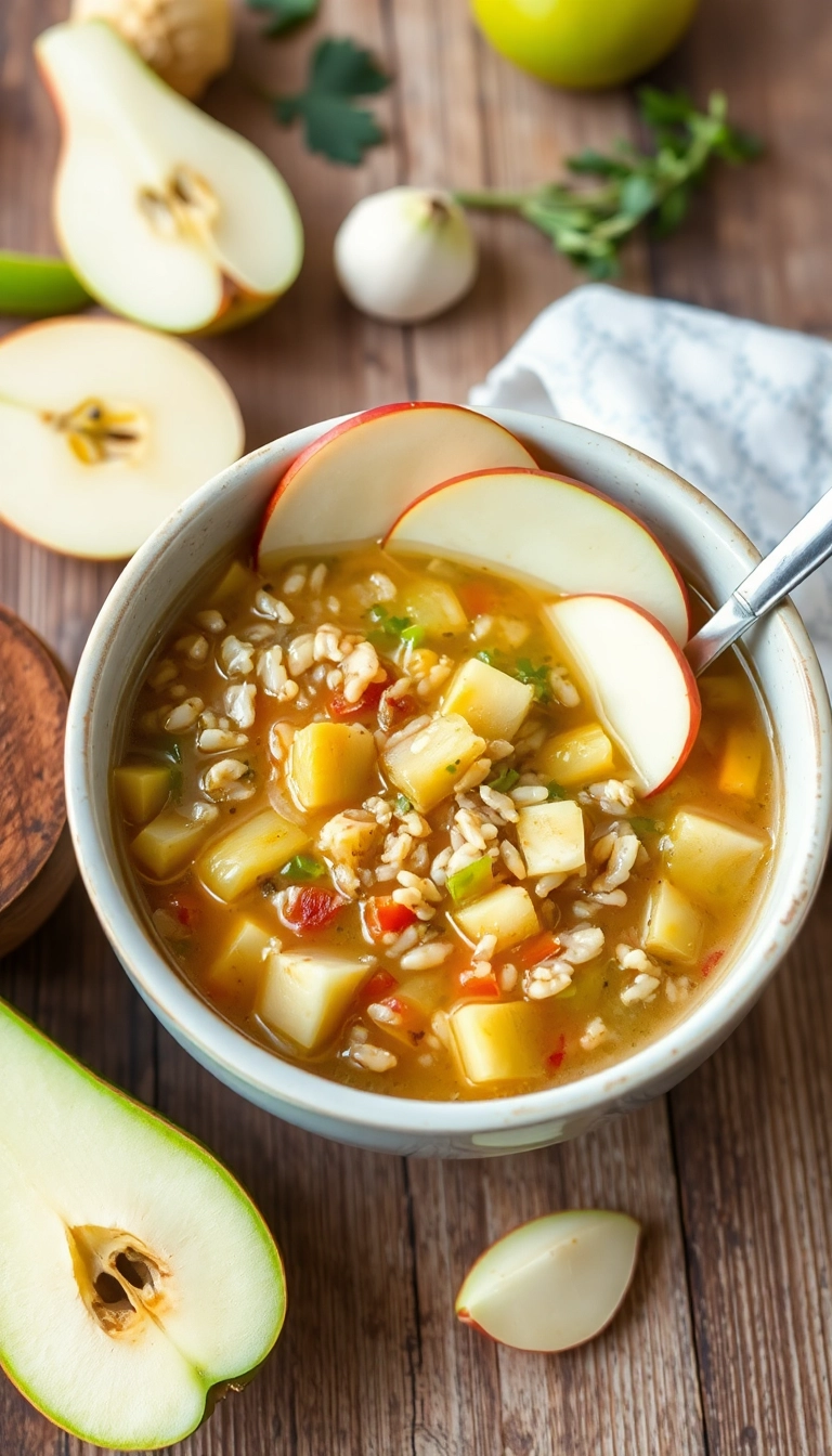 23 Wild Rice Soup Ideas You’ll Want to Dive Into (Number 15 Will Wow You!) - 20. Wild Rice Soup with Apple and Celery