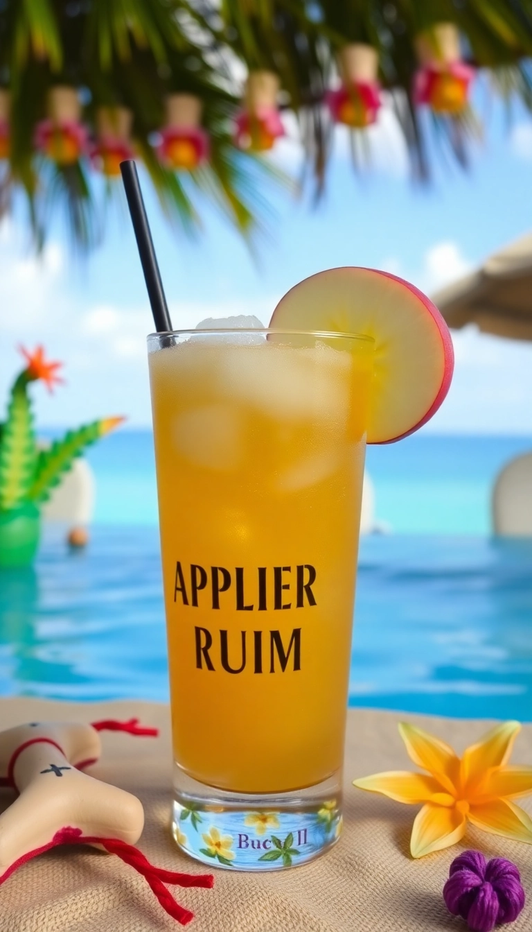 34 Apple Cider Cocktail Ideas That'll Make You Fall in Love with Autumn! - 21. Apple Cider and Coconut Rum