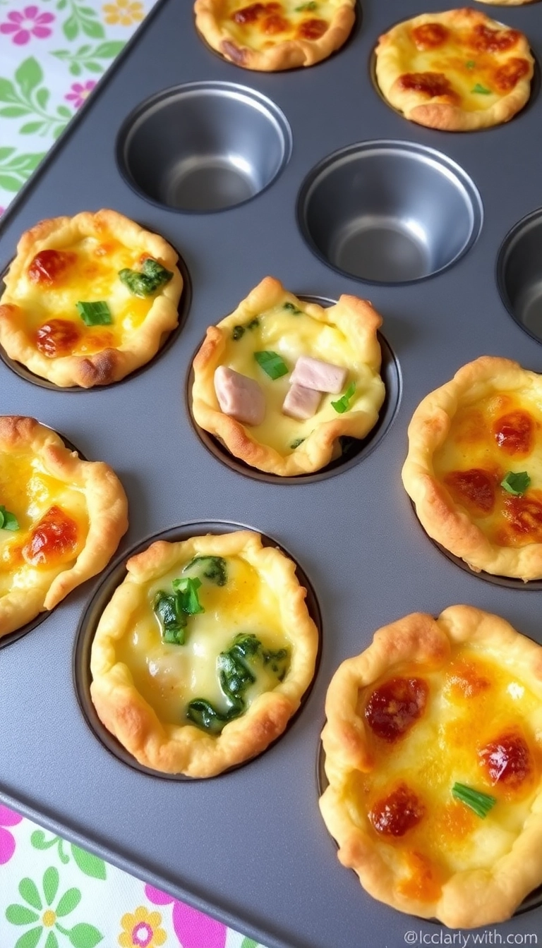 30 Easy Appetizer Recipes That Will Blow Your Guests Away (You Won't Believe #15!) - 5. Mini Quiches