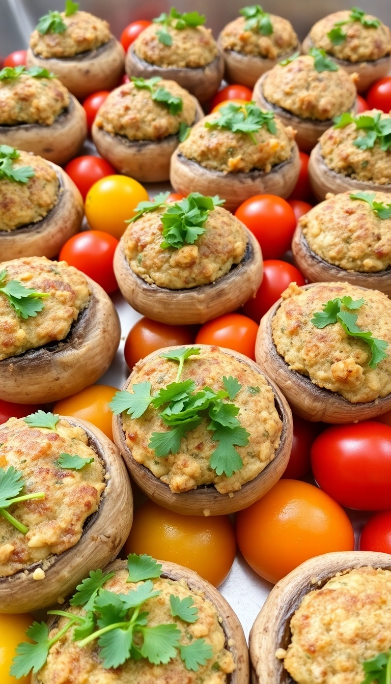 30 Easy Appetizer Recipes That Will Blow Your Guests Away (You Won't Believe #15!) - 4. Stuffed Mushrooms