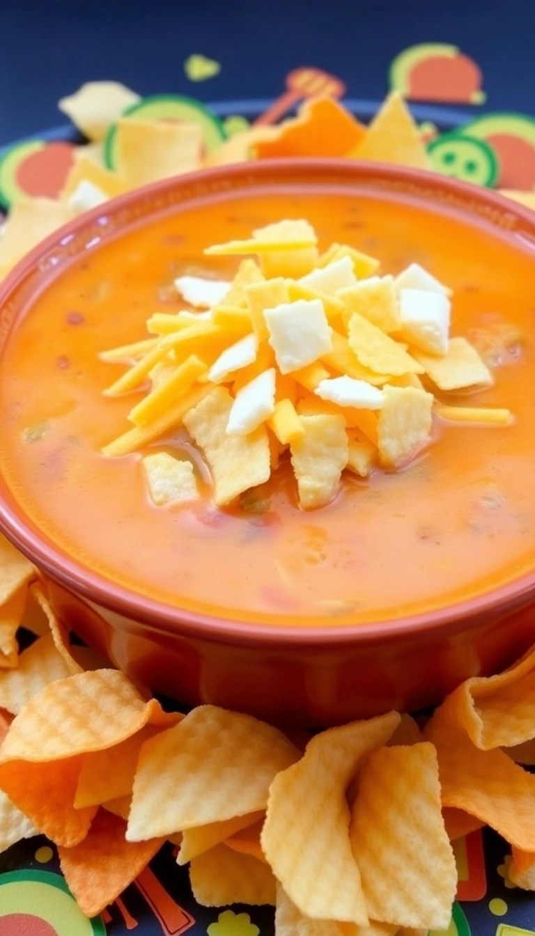 34 Easy Crockpot Soup Ideas That Will Warm Your Soul (You Won't Believe #12!) - 21. Cheesy Taco Soup