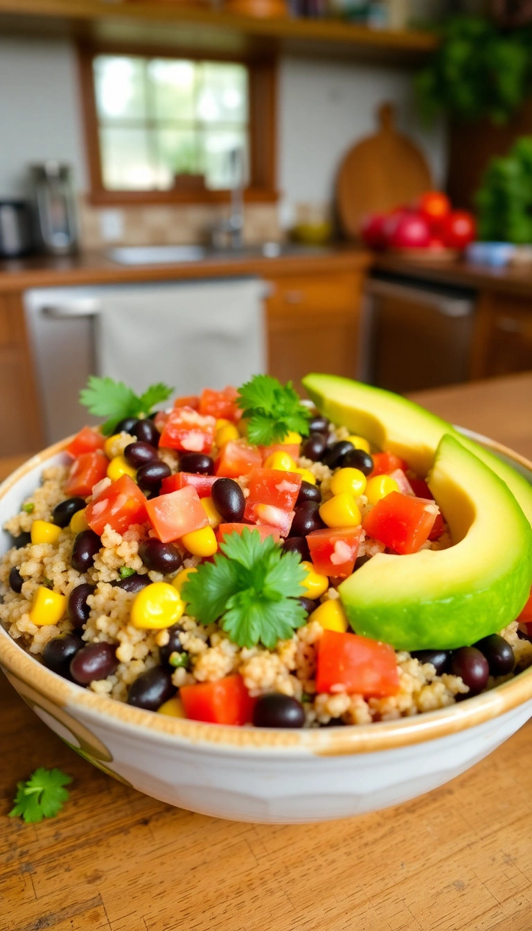 28 Healthy Dinner Recipes You Can Whip Up in 30 Minutes or Less (Try #18 Tonight!) - 3. Quinoa and Black Bean Bowl