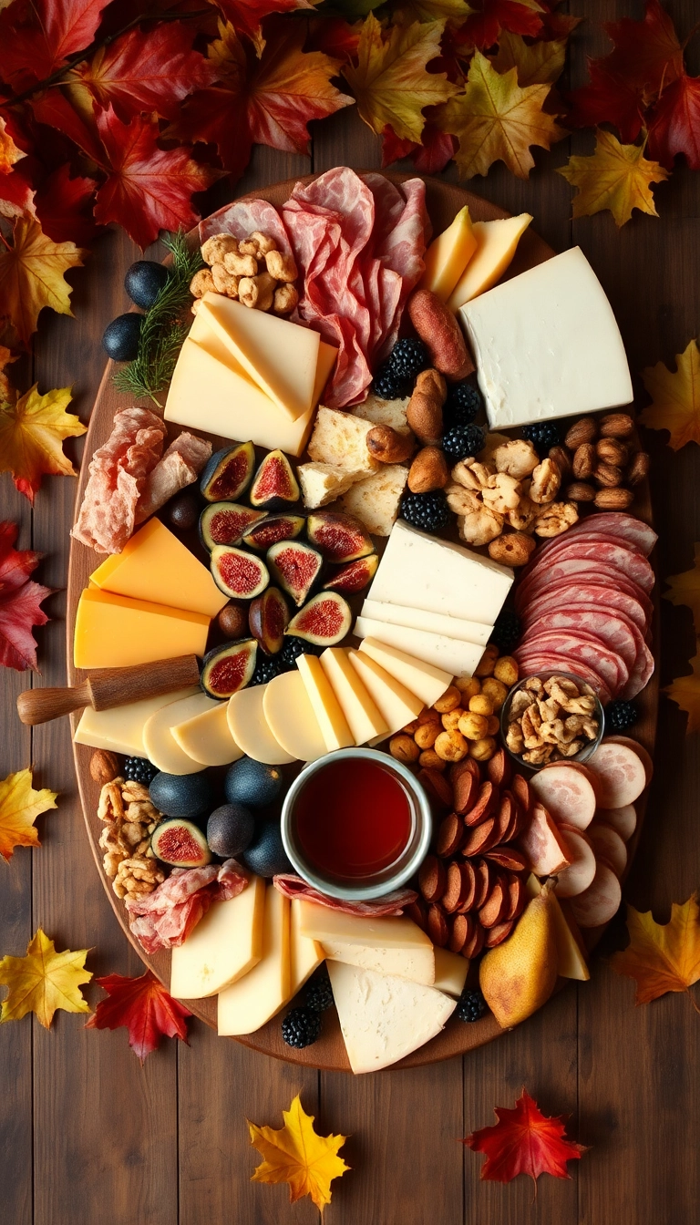 35 Friendsgiving Dinner Party Ideas That Will Wow Your Guests (You'll Want to Steal #12!) - 2. Thanksgiving Charcuterie Board