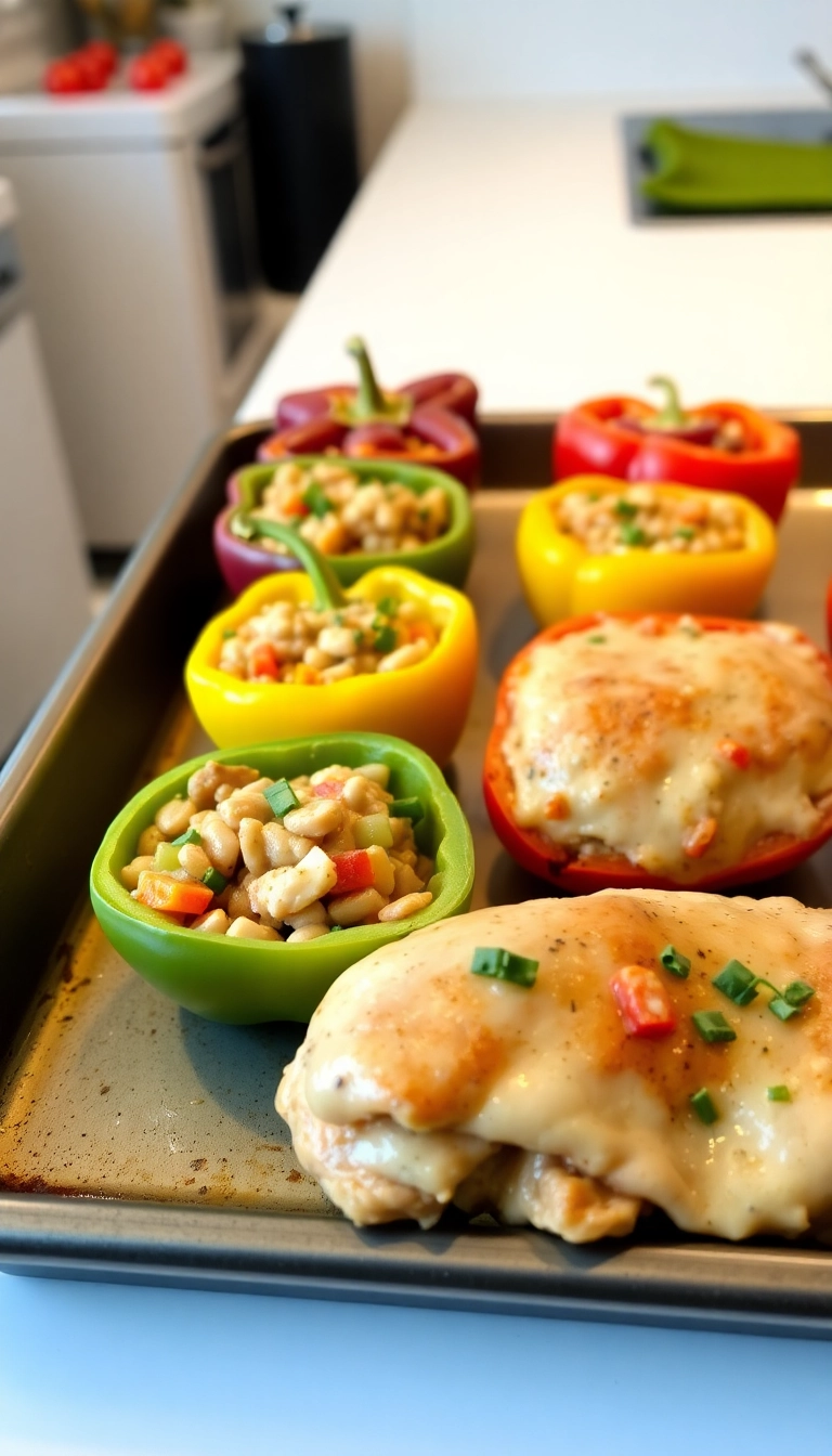 22 Best Side Dishes for Chicken Cordon Bleu That Will Steal the Show! - Stuffed Bell Peppers