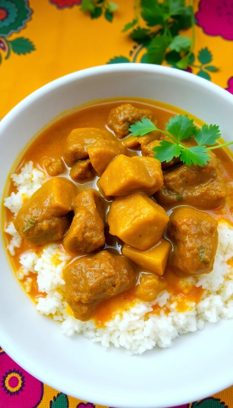 32 Easy Beef Meal Prep Ideas That Will Simplify Your Week! - 18. Beef Curry with Rice