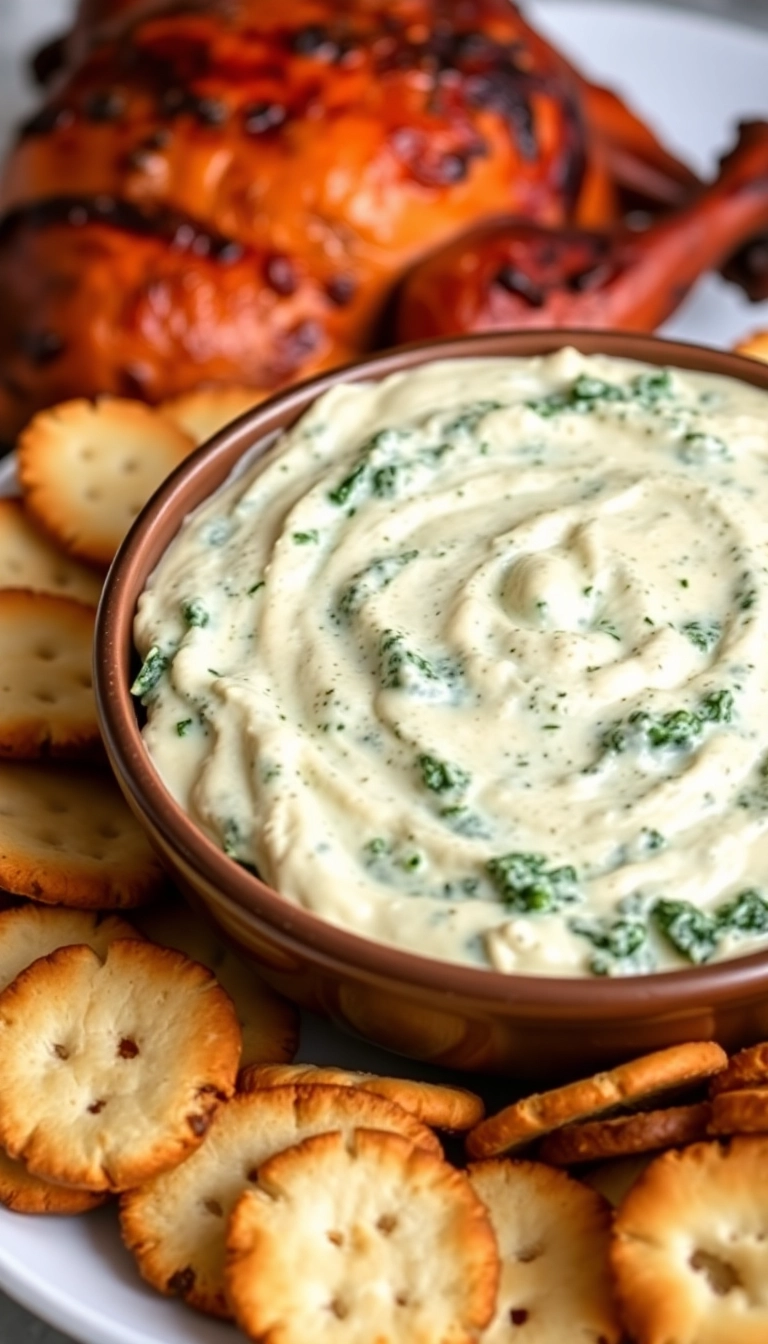 24 Genius Side Dishes for Smoked Chicken (You Need #15!) - 20. Creamy Spinach Dip