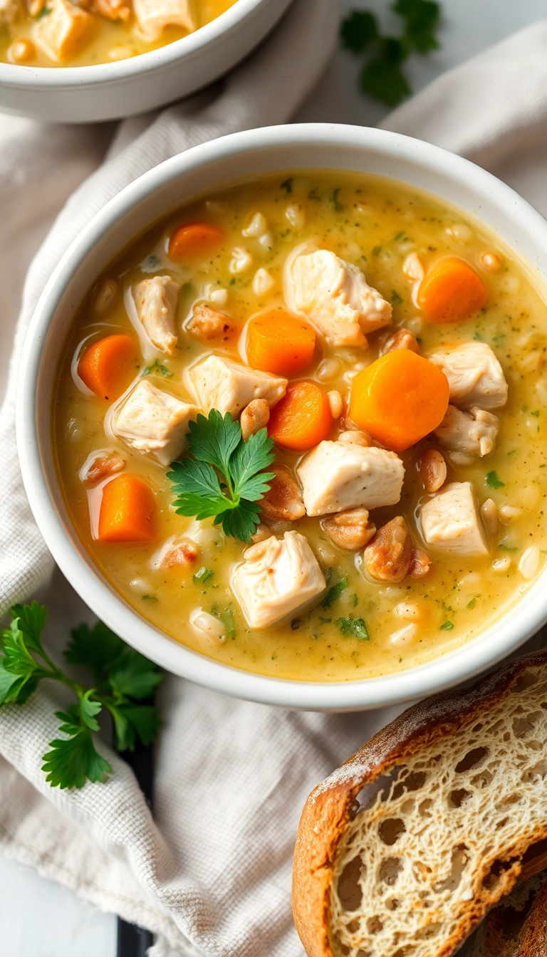 26 Cozy Chicken Wild Rice Soup Ideas Perfect for Fall (Trust Us, #5 Is Amazing!) - 1. Classic Chicken Wild Rice Soup