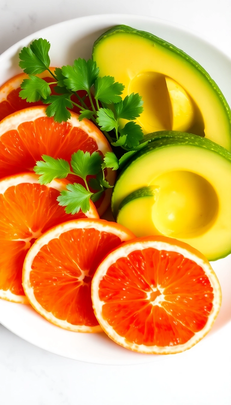 30 Must-Try Winter Salad Ideas for a Nutritious Boost (You’ll Love #23!) - 7. Citrus & Avocado Salad