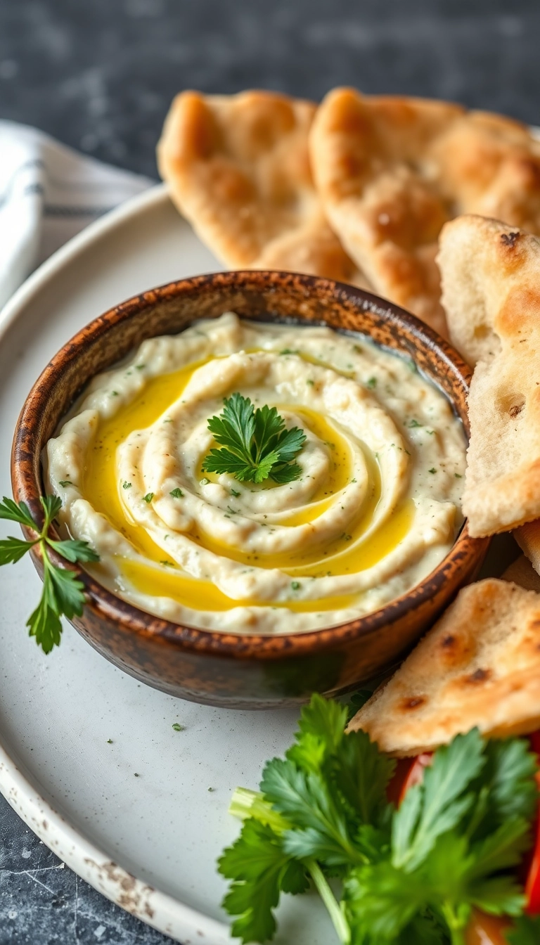 22 Best Vegetarian Greek Side Dishes You Need to Try (Your Taste Buds Will Thank You!) - 21. Melitzanosalata (Eggplant Dip)