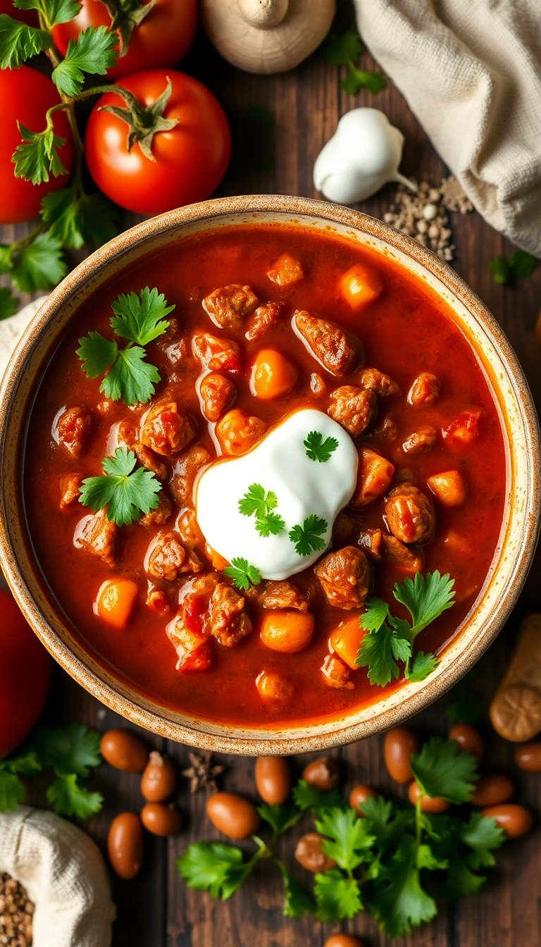 27 Healthy Ground Beef Meals You Can Feel Good About (Even #10 Is Guilt-Free!) - 6. Beef Chili with Beans