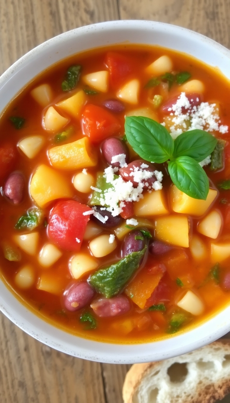 15 Authentic Italian Soups to Keep You Cozy This Winter (Don't Miss #10!) - 1. Minestrone