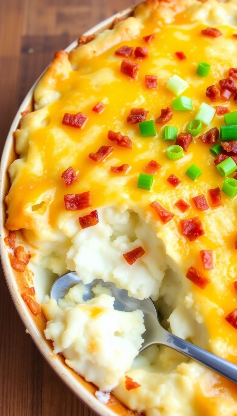 23 Hearty Mashed Potato Dinner Meals That Are Pure Comfort Food! - Loaded Mashed Potato Casserole