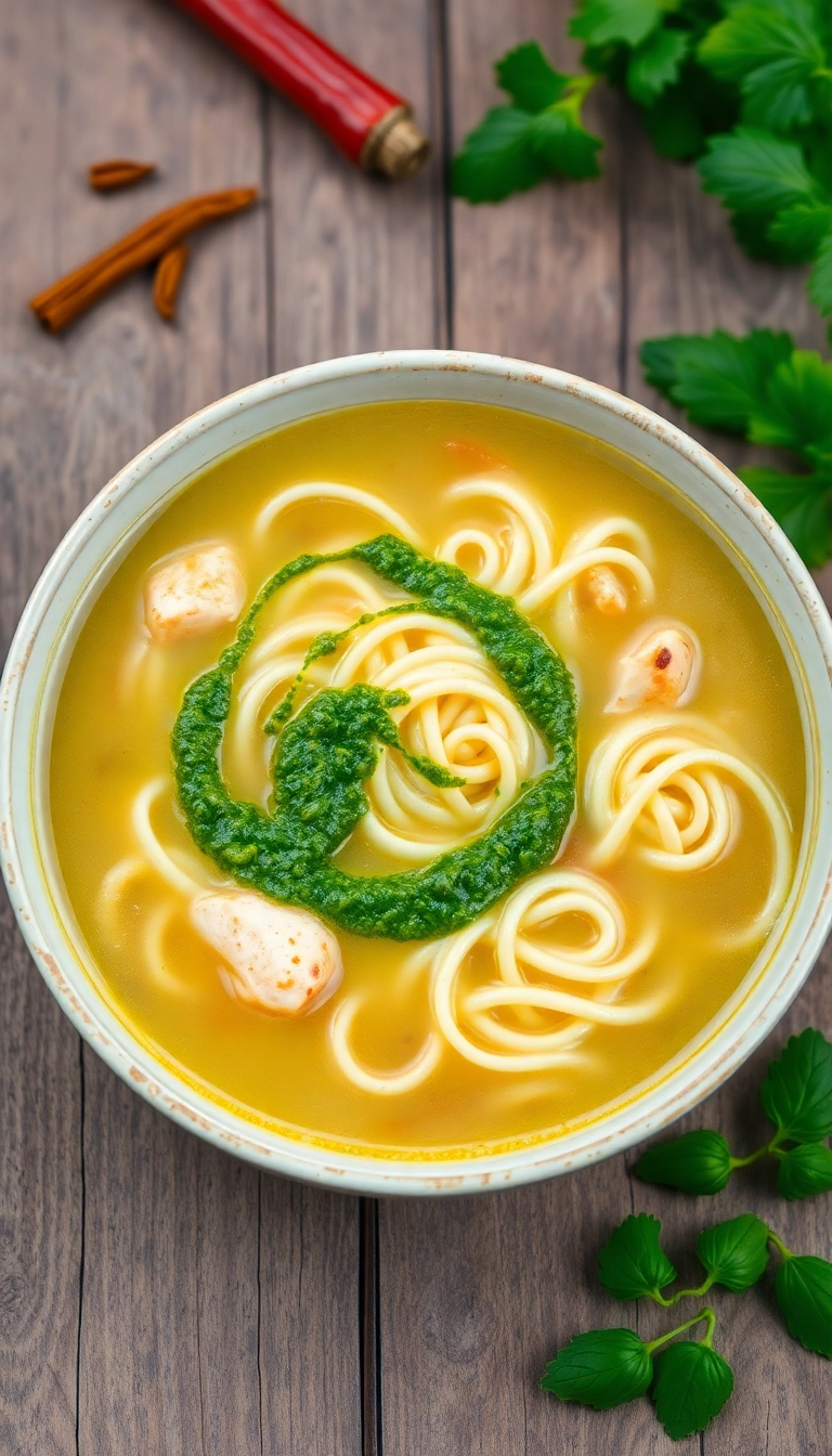 25 Chicken Noodle Soup Ideas That Will Warm Your Heart (You Won't Believe #12!) - Chicken Noodle Soup with a Twist