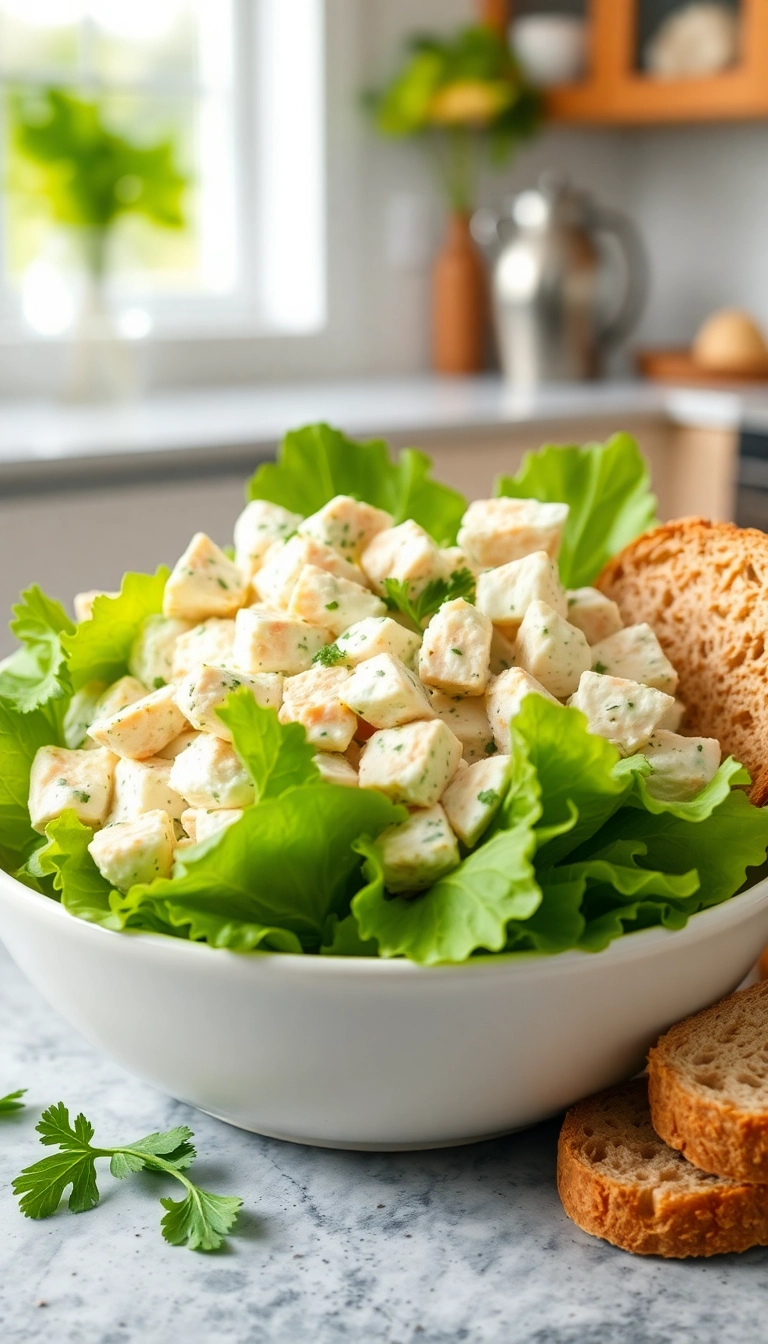 28 Healthy Dinner Recipes You Can Whip Up in 30 Minutes or Less (Try #18 Tonight!) - 15. Greek Yogurt Chicken Salad