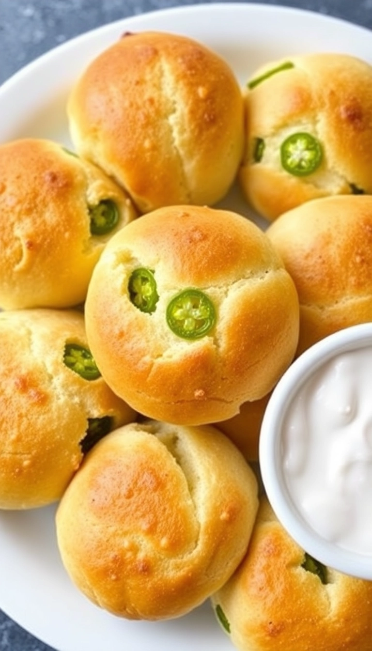 24 Sourdough Dinner Rolls Ideas That Will Elevate Your Dinner Game! - Spicy Jalapeño Sourdough Rolls