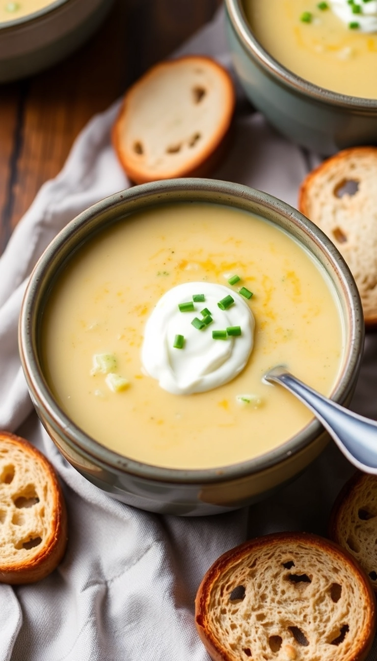 36 Broccoli Cheddar Soup Crock Pot Ideas That Will Make You Want to Dive In! - Broccoli Cheddar Potato Soup